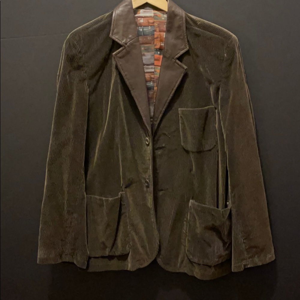 Italian Velvet cord vintage sport coat.